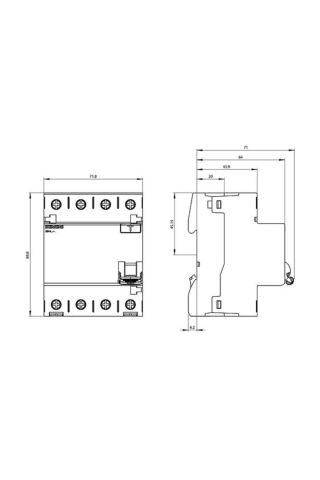 Siemens 3*40 Kaçak Akım Rölesi 30 Ma