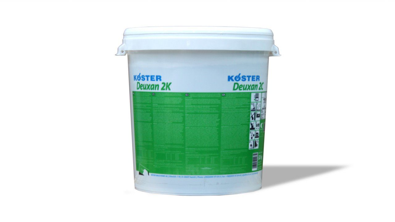 KÖSTER Deuxan 2K Kauçuk-Bitüm Esaslı, İki Komponentli Su Yalıtımı