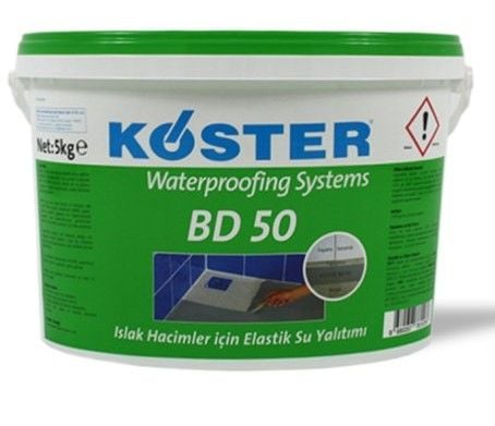 KÖSTER BD 50 Islak Hacimler için Elastomerik Su Yalıtımı 5 KG