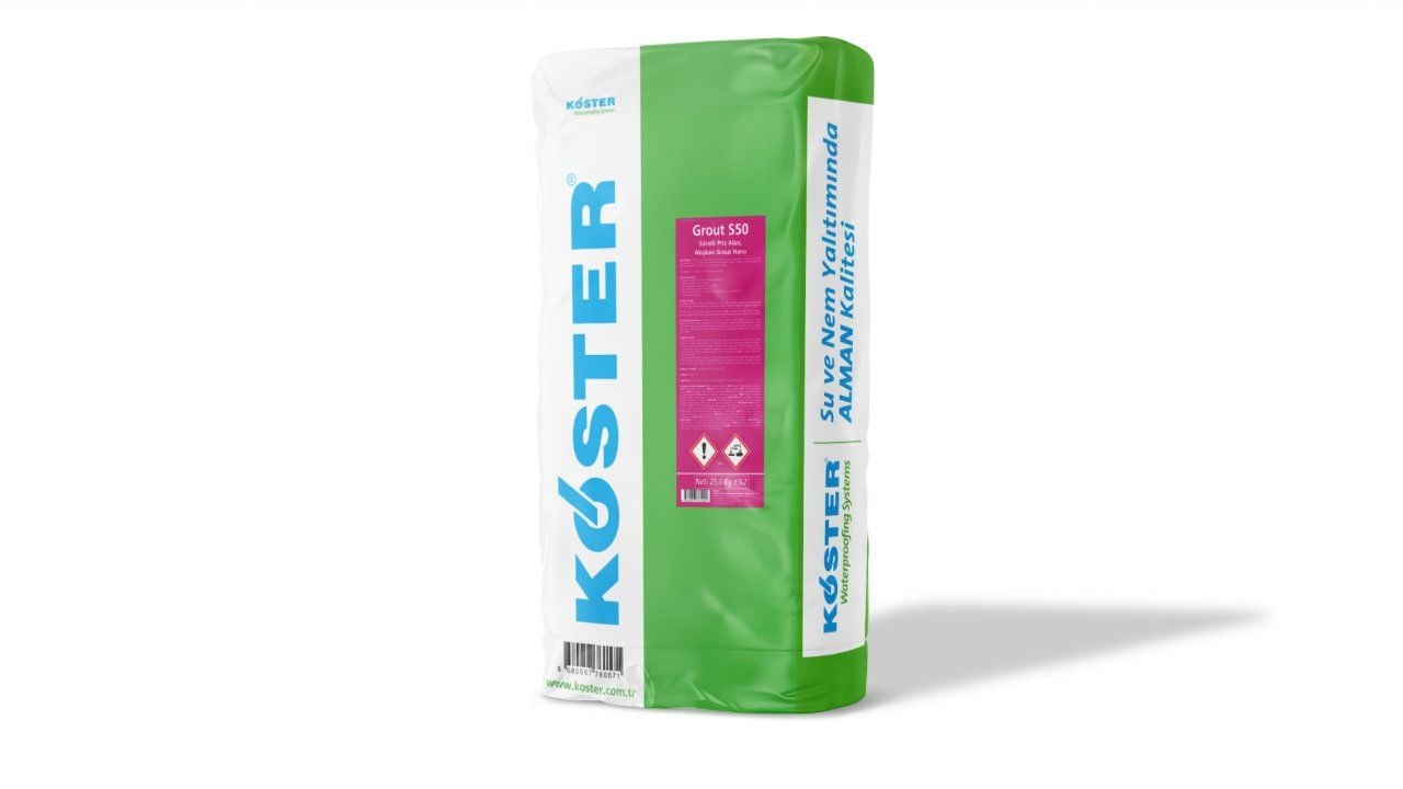 KÖSTER Grout S 50 Süratli Donan, Akışkan Grout Harcı