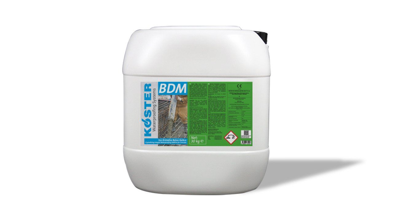 KÖSTER BDM Sıvı Kristalize Beton Katkısı