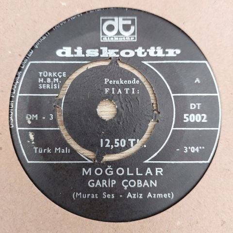 MOĞOLLAR - GARİP ÇOBAN 45LİK PLAK