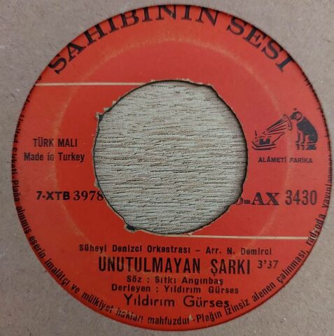 Yıldırım Gürses – Yarım Kalan Saadet / Unutulmayan Şarkı 45LİK PLAK