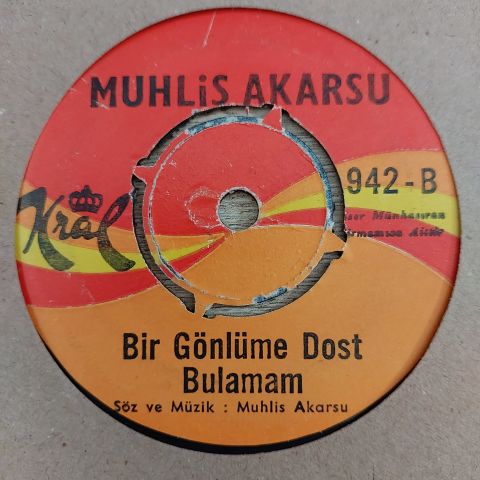 MUHLİS AKARSU - BİR GÖNLÜME DOST BULAMAM 45LİK PLAK
