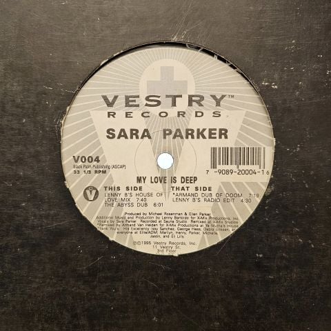 Sara Parker – My Love Is Deep LP PLAK