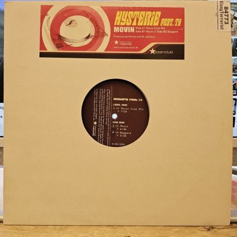 Hysterie Feat. TY – Movin LP PLAK