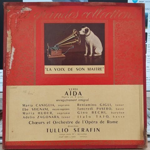 Verdi* - Maria Caniglia, Ebe Stignani, Beniamino Gigli, Ezio Pinza, Coro Del Teatro Dell'Opera Di Roma & Orchestra Del Teatro Dell'Opera Di Roma, Tullio Serafin – Messa Da Requiem BOX SET LP PLAK