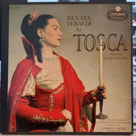 Renata Tebaldi - Puccini*, Chorus* And Orchestra dell'Accademia Nazionale di Santa Cecilia , Rome. Conducted By Alberto Erede – Tosca (Complete Recording) BOX SET LP PLAK