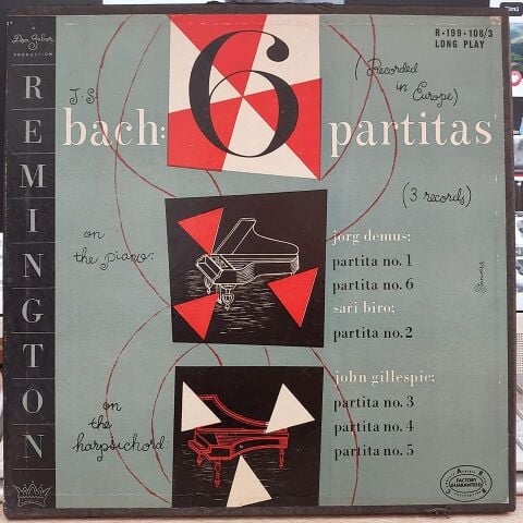 J.S. Bach* - Jörg Demus, Sari Biro*, John Gillespie (8) – 6 Partitas BOX SET LP PLAK