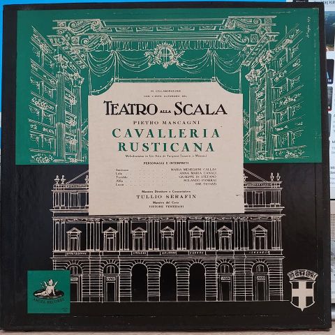 Teatro Alla Scala, Pietro Mascagni, Ruggiero Leoncavallo, Tullio Serafin, Maria Meneghini-Callas, Anna Maria Canali, Ebe Ticozzi, Giuseppe di Stefano, Rolando Panerai, BOX SET LP PLAK