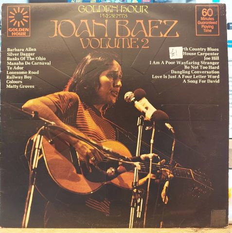 Joan Baez – Golden Hour Presents Joan Baez Volume 2 LP PLAK
