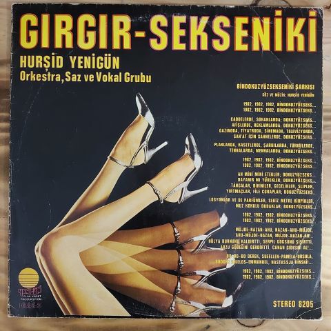 HURŞİT YENİGÜN - GIRGIR SEKSENİKİ LP PLAK