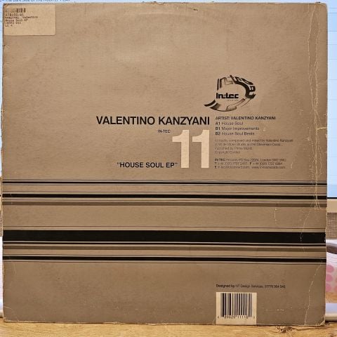 Valentino Kanzyani – House Soul EP LP PLAK