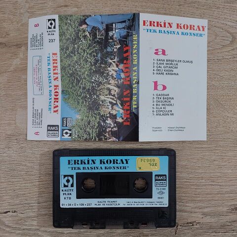 ERKİN KORAY - TEK BAŞINA KONSER KASET