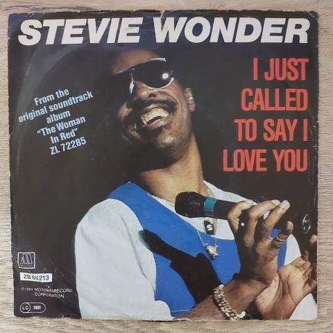 Stevie Wonder – I Just Called To Say I Love You 45LİK PLAK