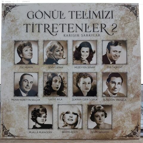 ÇEŞİTLİ SANATÇILAR - GÖNÜL TELİMİZİ TİTRETENLER 2 LP PLAK