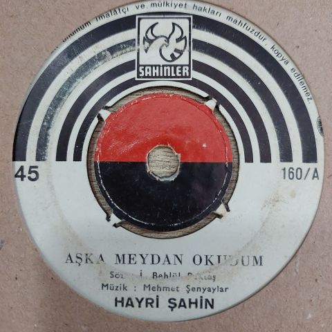 HAYRİ ŞAHİN - AŞKA MEYDAN OKUDUM 45LİK PLAK