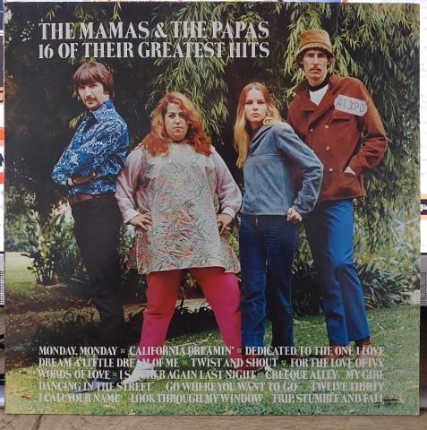 The Mamas & The Papas – 16 Of Their Greatest Hits LP PLAK