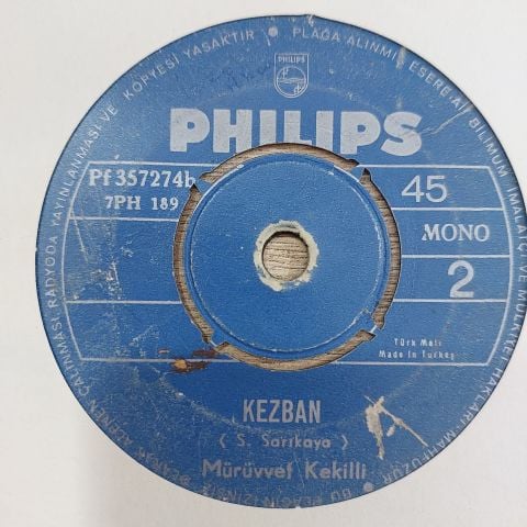 MÜRÜVVET KEKİLLİ - KEZBAN 45LİK PLAK