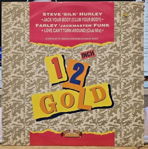 Steve ''Silk'' Hurley / Farley ''Jackmaster'' Funk & Jesse Saunders – Jack Your Body (Club Your Body) / Love Can't Turn Around (Club Mix) LP PLAK