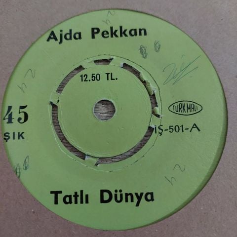 AJDA PEKKAN - TATLI DÜNYA 45LİK PLAK