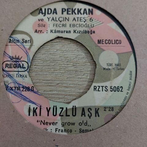 AJDA PEKKAN - İKİ YÜZLÜ AŞK 45LİK PLAK