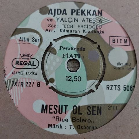 AJDA PEKKAN - MESUT OL SEN 45LİK PLAK