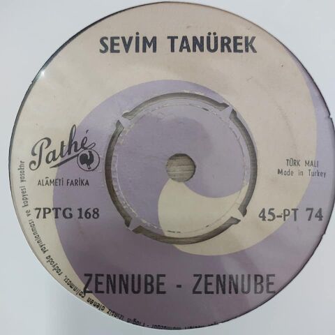 SEVİM TANÜREK - ZENNUBE ZENNUBE 45LİK PLAK
