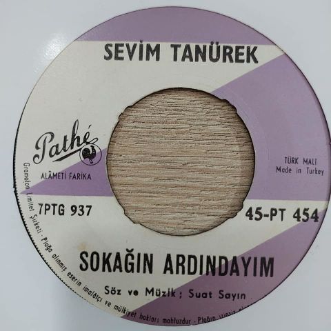 SEVİM TANÜREK - DERBEDERİM 45LİK PLAK
