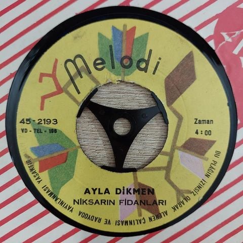 Ayla Dikmen – Niksarın Fidanları / Ay Kız Adın Yamandır 45LİK PLAK