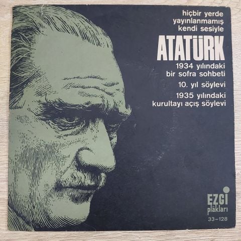 ATATÜRK - KENDİ SESİYLE ATATÜRK 45LİK PLAK