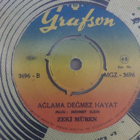 Zeki Müren – Karadut / Ağlama Değmez Hayat 45LİK PLAK