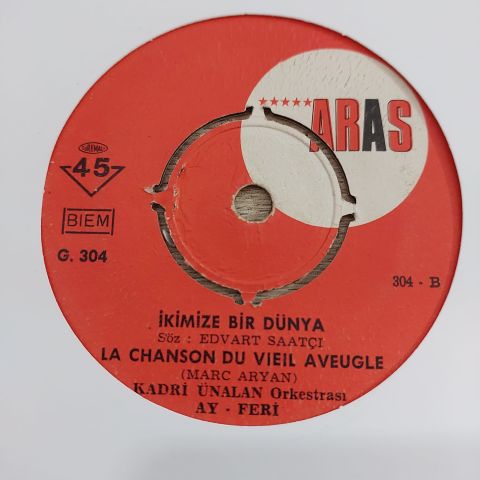 AYFERİ - İKİMİZE BİR DÜNYA 45LİK PLAK