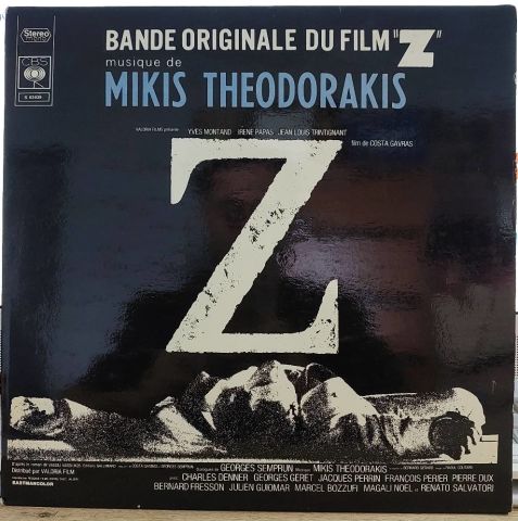 Mikis Theodorakis – Z (Bande Originale Du Film) LP PLAK