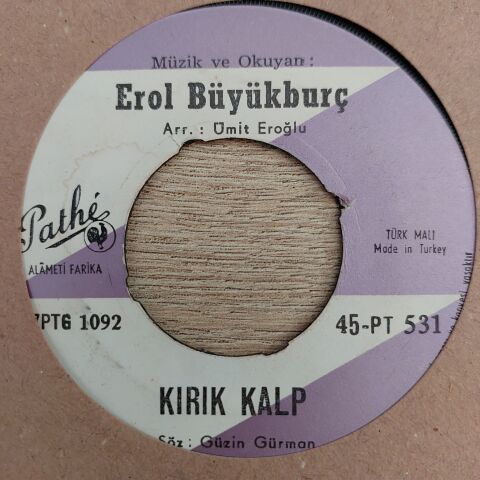 Erol Büyükburç – Gözlerime İyice Bak / Kırık Kalp 45LİK PLAK