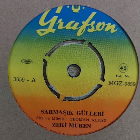 Zeki Müren – Sarmaşık Gülleri 45LİK PLAK