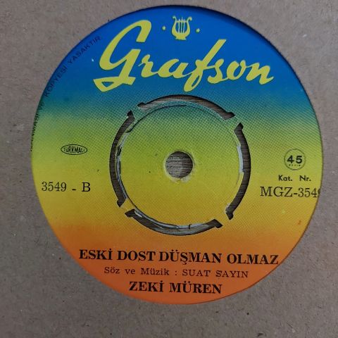 Zeki Müren – Yeni Bir Aşk Arıyorum 45LİK PLAK