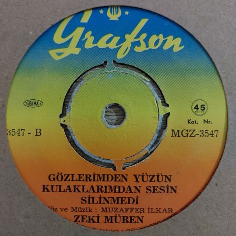 Zeki Müren – Fakir Bir Şairim  45LİK PLAK