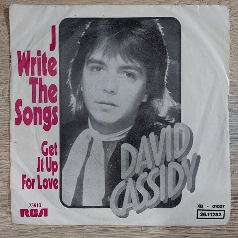 David Cassidy – I Write The Songs / Get It Up For Love 45LİK PLAK