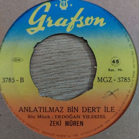 Zeki Müren – Maziden Gelen Yollar / Anlatılmaz Bin Dert İle 45LİK PLAK