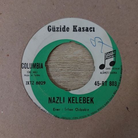 GÜZİDE KASACI - NAZLI KELEBEK 45LİK PLAK