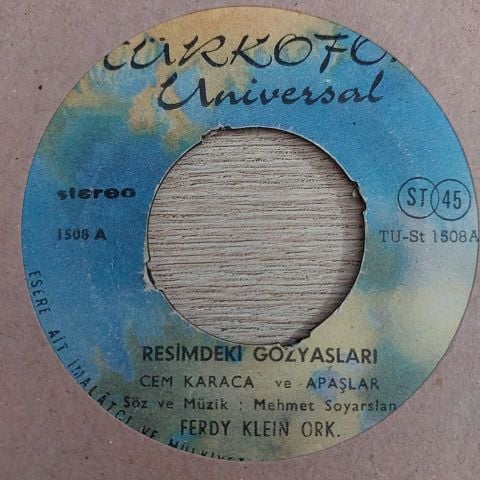 Cem Karaca – Resimdeki Gözyaşları / Şans Çocuğu 45LİK PLAK