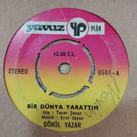 GÖNÜL YAZAR - TADI YOK SENSİZ GEÇEN 45LİK PLAK