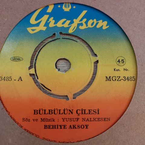 BEHİYE AKSOY - KEDERLİ GÜNLERİM 45LİK PLAK