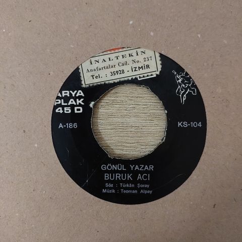 GÖNÜL YAZAR - BURUK ACI 45LİK PLAK