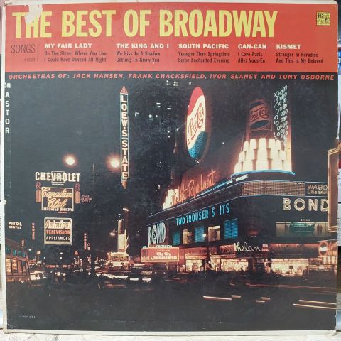 Jack Hansen Frank Chacksfield, Ivor Slaney, Tony Osborne – The Best Of Broadway LP PLAK