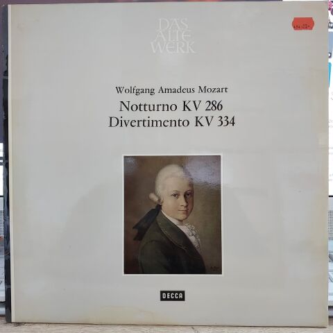 Wolfgang Amadeus Mozart, The Academy Of St. Martin-in-the-Fields , Dirigent: Neville Mariner* – Notturno KV 286 / Divertimento KV 334 LP PLAK
