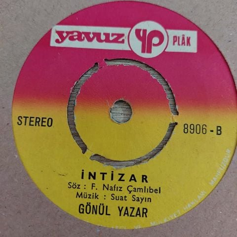 GÖNÜL YAZAR - İNTİZAR 45LİK PLAK