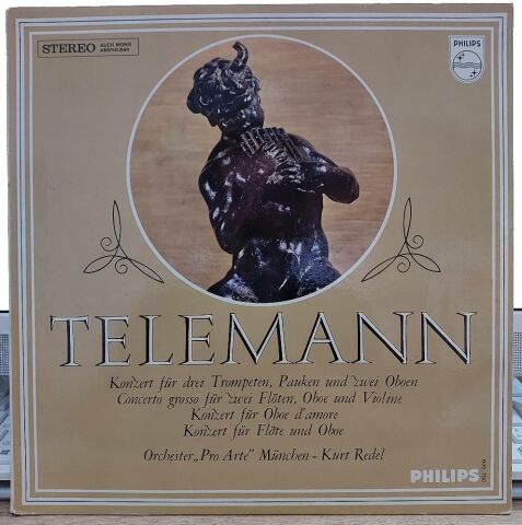 Georg Philipp Telemann, Orchestre Pro Arte De Munich, Kurt Redel – 4 Konzerte LP PLAK