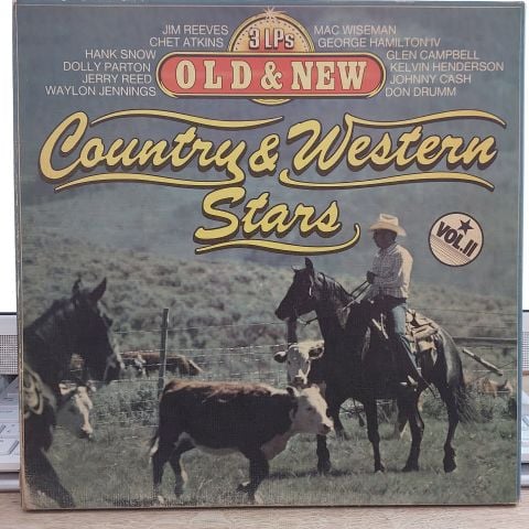 ÇEŞİTLİ SANATÇILAR - OLD & NRW COUNTRY & WESTERN STARS VOL.2 LP PLAK
